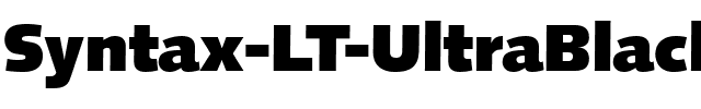 Syntax LT UltraBlack Regular.ttf