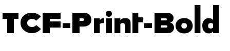 TCF Print Bold.ttf