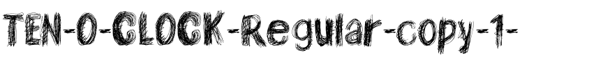 TEN O CLOCK Regular.ttf
