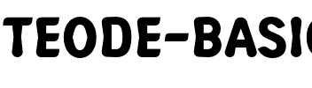 TEODE BASIC Regular.otf