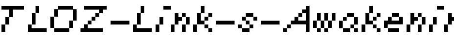 TLOZ Link's Awakening Regular.ttf