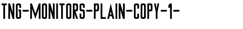 TNG Monitors Plain.ttf