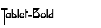 Tablet  Bold.ttf