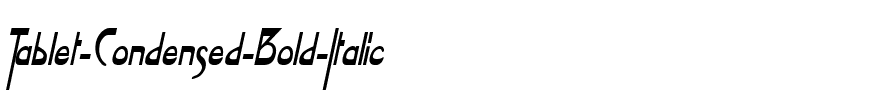 Tablet-Condensed Bold Italic.ttf