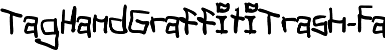Tag Hand Graffiti Trash Fat.otf