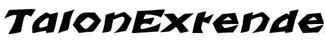 TalonExtended Italic.ttf
