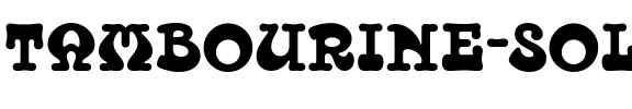 Tambourine Solid D Regular.ttf