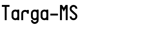 Targa MS Regular.ttf