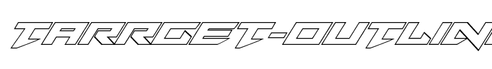 Tarrget Outline Italic Italic.ttf