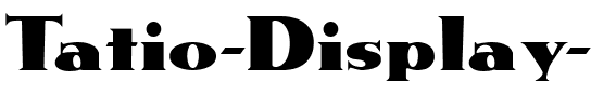 Tatio Display SSi Regular.ttf