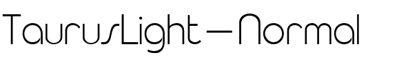 TaurusLight Normal.ttf