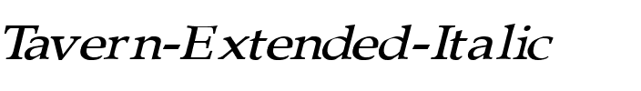 Tavern-Extended Italic.ttf