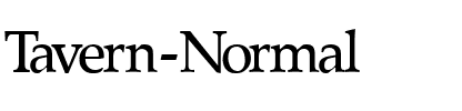 Tavern Normal.ttf