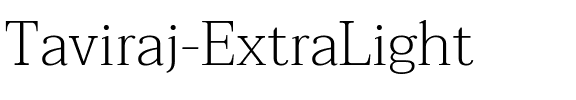Taviraj ExtraLight Regular.ttf