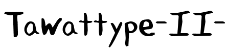 Tawattype II 1.ttf