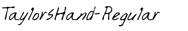 TaylorsHand Regular.ttf