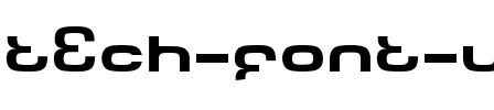 Tech Font Wide Regular.ttf
