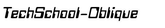 TechSchool Oblique.ttf