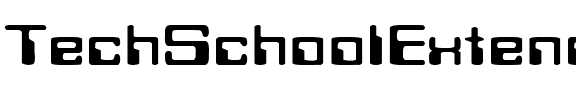TechSchoolExtended Regular.ttf
