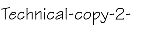 Technical Regular.ttf
