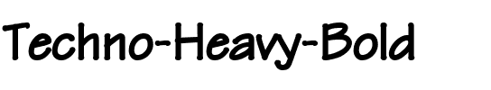 Techno Heavy Bold.ttf