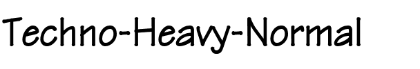 Techno Heavy Normal.ttf