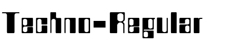 Techno Regular.ttf