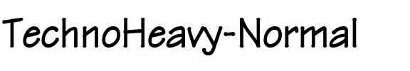 TechnoHeavy  Normal.ttf