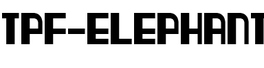 TPF Elephant Regular.ttf