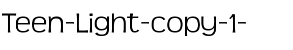 Teen Light Regular.ttf