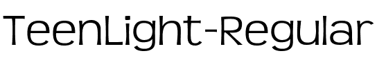 Teen Light Regular.ttf