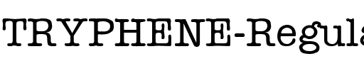TRYPHENE Regular.ttf