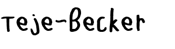 Teje Becker Normal.ttf