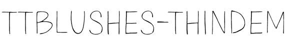 TT Blushes Thin DEMO Regular.otf