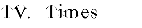 TV Times Regular.ttf