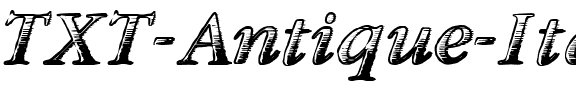 TXT Antique Italic Regular.ttf