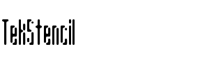 TekStencil Regular.ttf