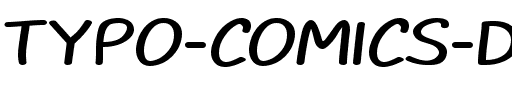 TYPO COMICS DEMO Regular.otf