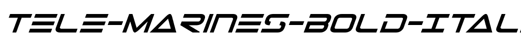 Tele-Marines Bold Italic Bold Italic.ttf