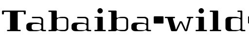 Tabaiba wild ffp Regular.ttf
