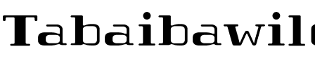 Tabaiba wild ffp Regular.otf