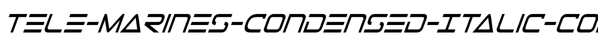 Tele-Marines Condensed Italic Condensed Italic.ttf