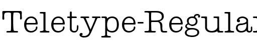 Teletype Regular.ttf