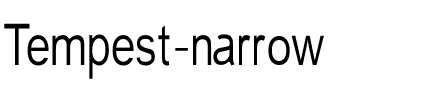 Tempest-narrow Regular.ttf