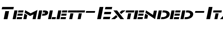Templett Extended Italic.ttf