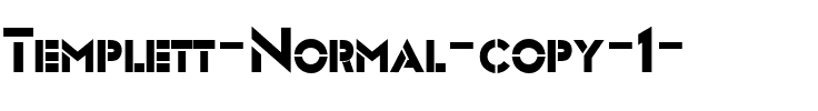 Templett Normal.ttf