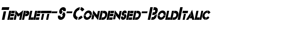Templett S Condensed BoldItalic.ttf