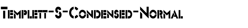 Templett S Condensed Normal.ttf