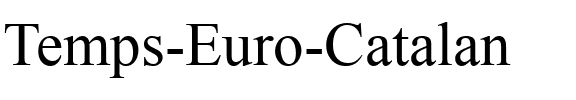 Temps Euro-Catalan Regular.ttf