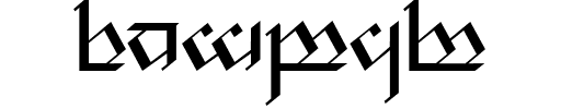 Tengwar Noldor-1 Regular.ttf